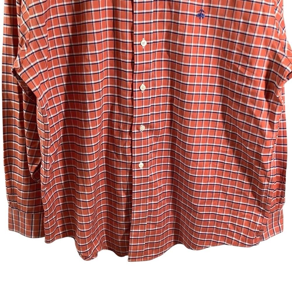 Brooks Brothers Men’s Supima The Original Polo Shirt Checkered plaid - Picture 3 of 6